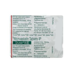 AZTOR 80MG ANTIHYPERLIPIDEMICS CV Pharmacy