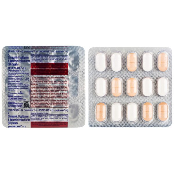 PIOPLUS  1MG TAB Medicines CV Pharmacy