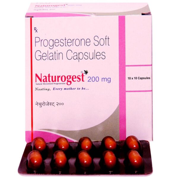 NATUROGEST 200MG CAP HORMONES CV Pharmacy