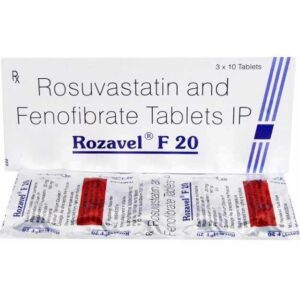 ROZAVEL F-20 ANTIHYPERLIPIDEMICS CV Pharmacy