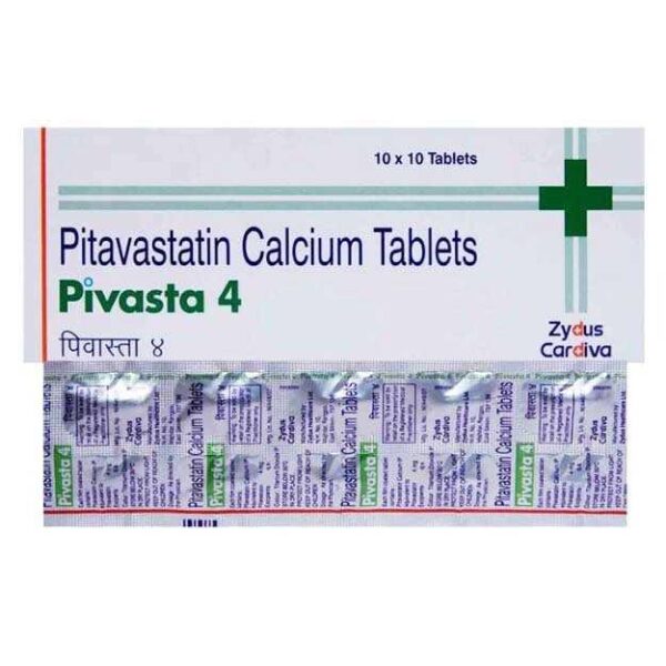 PIVASTA 4 TAB ANTIHYPERLIPIDEMICS CV Pharmacy