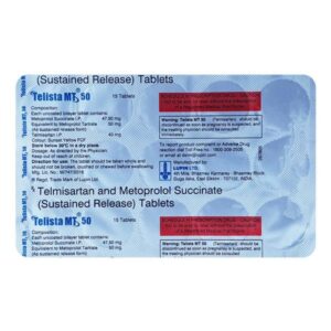 TELISTA-MT50 ANGIOTENSIN-II ANTAGONIST CV Pharmacy