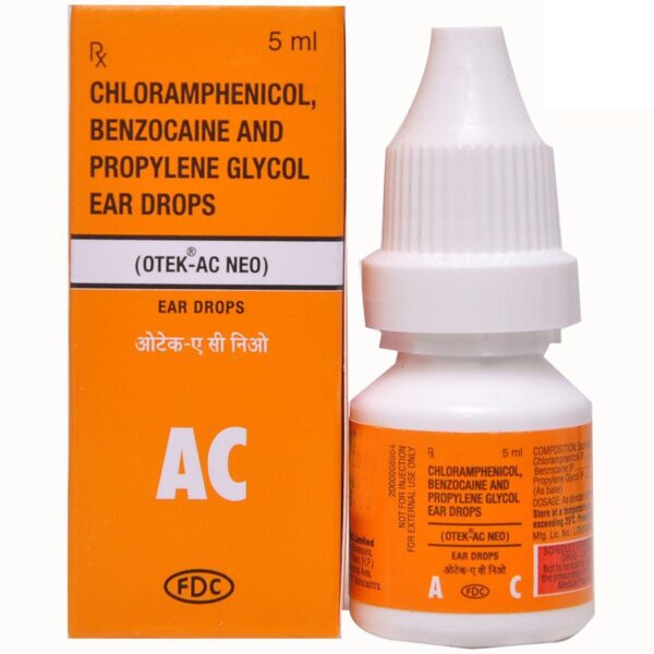 OTEK-AC NEO 5ML DROPS Medicines CV Pharmacy