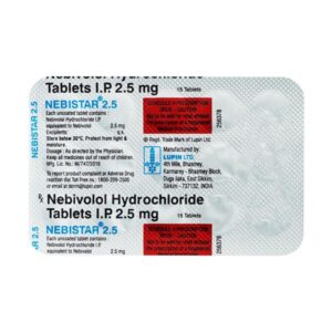 NEBISTAR 2.5MG TAB BETA BLOCKER CV Pharmacy