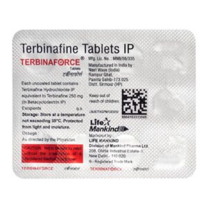 TERBINAFORCE (250MG) TAB Medicines CV Pharmacy