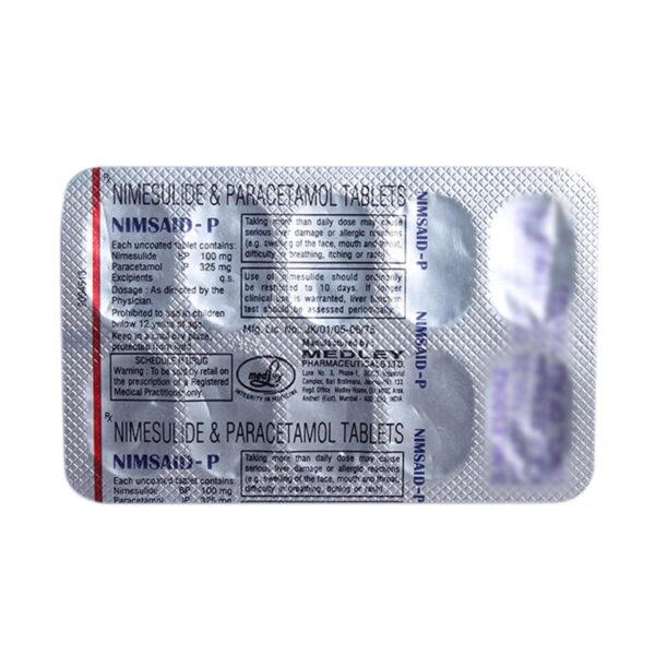 NIMSAID-P TAB Medicines CV Pharmacy