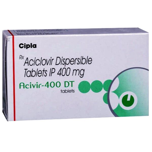 ACIVIR 400 DT ANTI-INFECTIVES CV Pharmacy 2