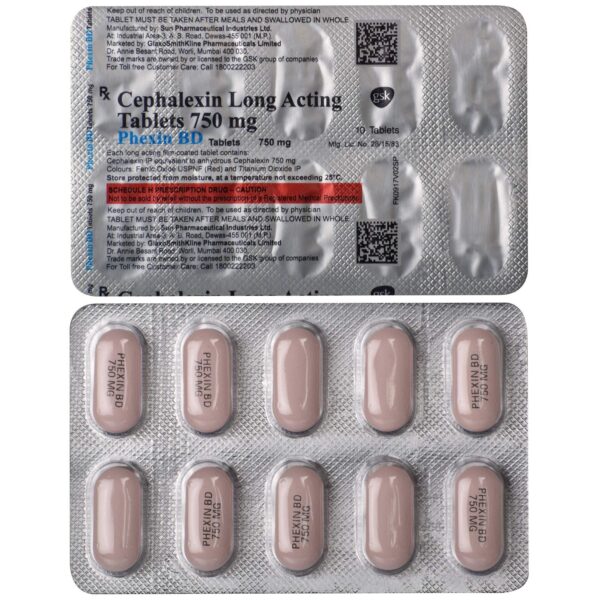 PHEXIN BD 750MG TAB ANTI-INFECTIVES CV Pharmacy