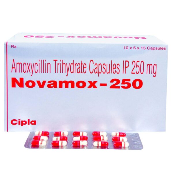 NOVAMOX 250MG CAP Medicines CV Pharmacy