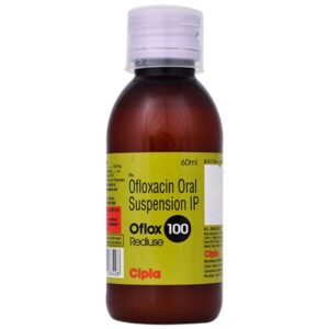 OFLOX 100 REDIUSE SUSP 60ML ANTI-INFECTIVES CV Pharmacy