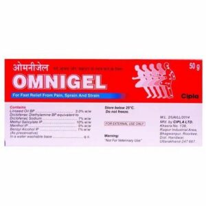 OMNIGEL 50G MUSCULO SKELETAL CV Pharmacy