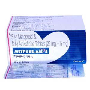 METPURE-AM 5MG TAB BETA BLOCKER CV Pharmacy