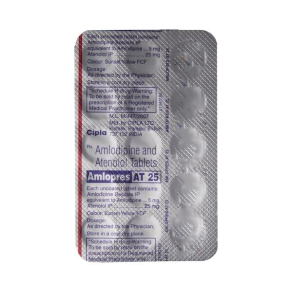 AMLOPRES AT-25 TAB BETA BLOCKER CV Pharmacy 2