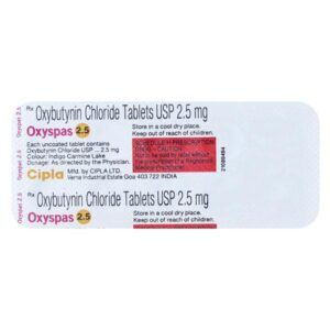 OXYSPAS 2.5MG TAB Medicines CV Pharmacy