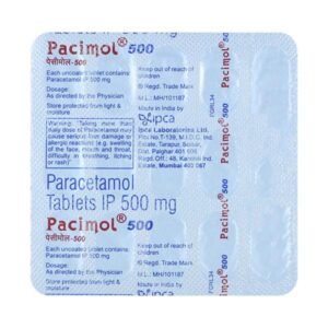 PACIMOL 500MG TAB ANALGESICS AND ANTIPYRETICS CV Pharmacy