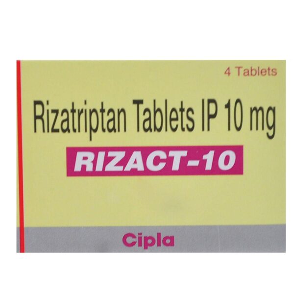 RIZACT 10MG TAB ANTIMIGRAINE CV Pharmacy 2