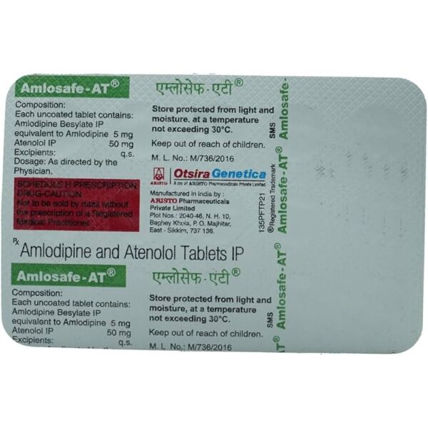 AMLOSAFE-AT TAB BETA BLOCKER CV Pharmacy 2