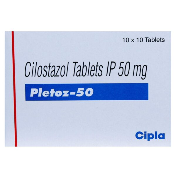 PLETOZ 50MG TAB Medicines CV Pharmacy