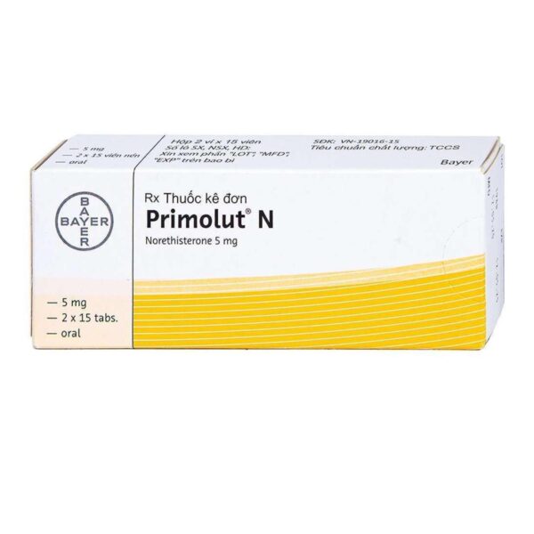 PRIMOLUT-N 5MG TAB HORMONES CV Pharmacy 2