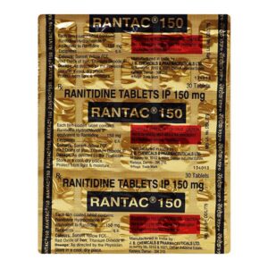 RANTAC 150MG TAB ANTACIDS CV Pharmacy