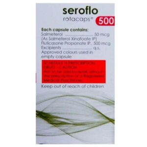 SEROFLO 500 ROTACAP ANTIASTHAMATICS CV Pharmacy