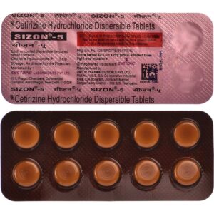 SIZON-5 5MG TAB ANTI HISTAMINICS CV Pharmacy