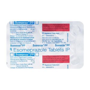 SOMPRAZ 20MG TAB ANTACIDS CV Pharmacy