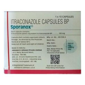 SPORANOX CAP ANTI-INFECTIVES CV Pharmacy