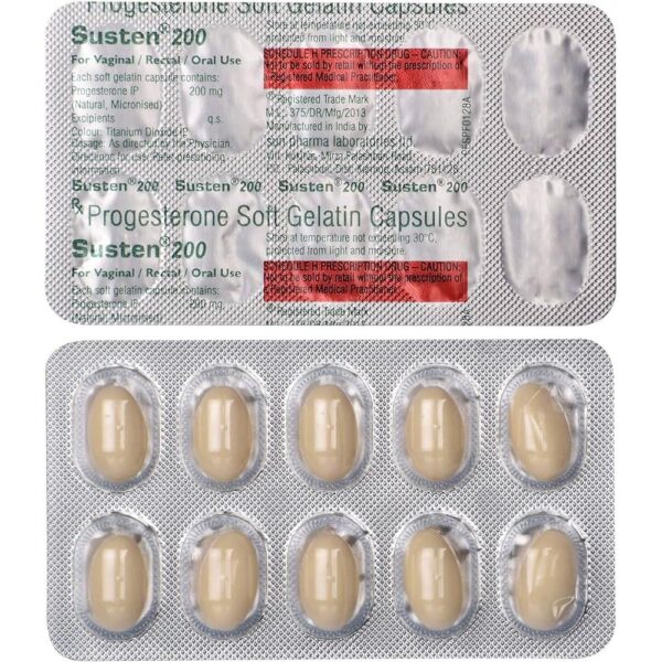 SUSTEN 200MG CAP HORMONES CV Pharmacy 2