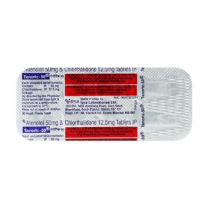 TENORIC-50 TAB BETA BLOCKER CV Pharmacy