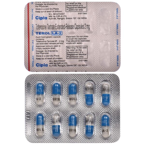 TEROL LA 2MG CAP Medicines CV Pharmacy