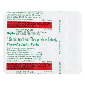 THEO-ASTHALIN FORTE TAB Medicines CV Pharmacy