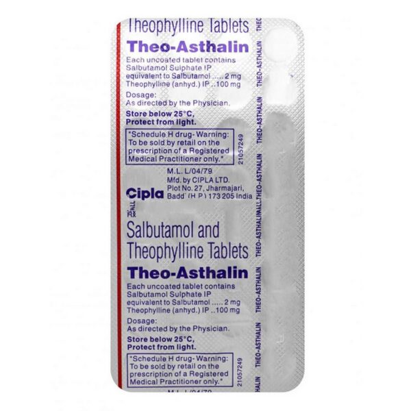 THEO-ASTHALIN TAB Medicines CV Pharmacy