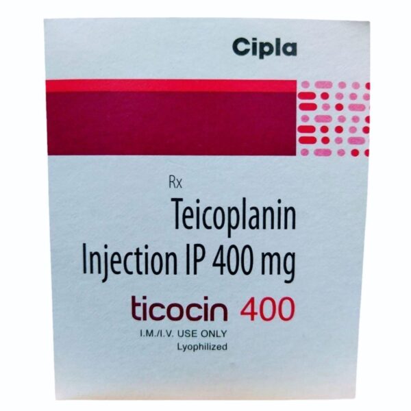 TICOCIN 400MG INJ ANTI-INFECTIVES CV Pharmacy 2