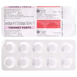 TIDOMET FORTE 250MG TAB ANTIPARKINSONIAN CV Pharmacy