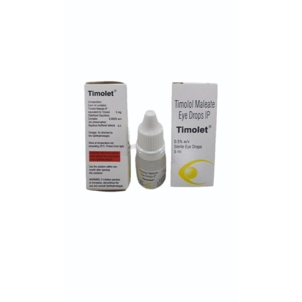 TIMOLET 5ML DROPS OCULAR HYPERTENSION CV Pharmacy 2