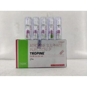 TROPINE 0.6MG/ML INJ Medicines CV Pharmacy