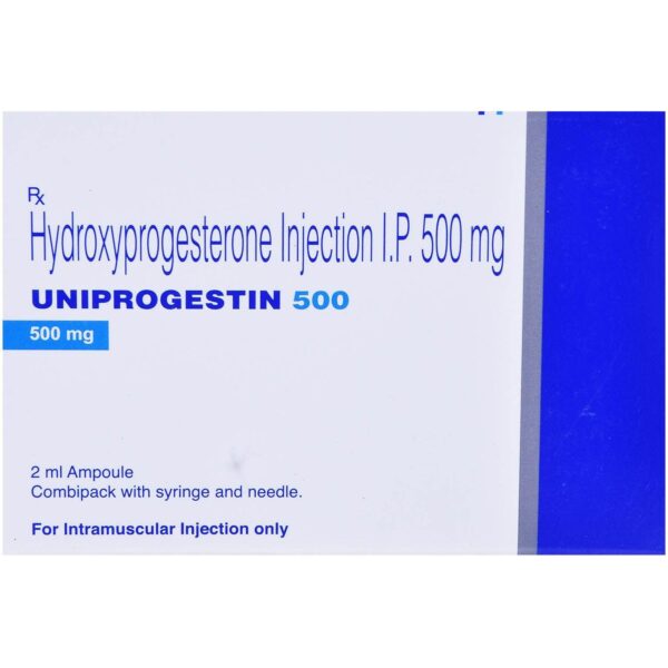 UNIPROGESTIN 500MG INJ 2ML HORMONES CV Pharmacy