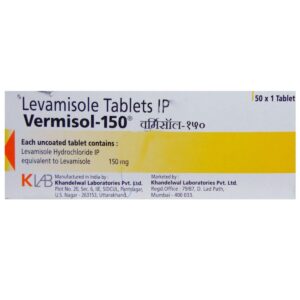 VERMISOL 150MG TAB Medicines CV Pharmacy