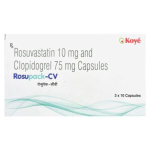 ROSUPACK CV 10/75 TAB 30`S ANTIPLATELETS CV Pharmacy
