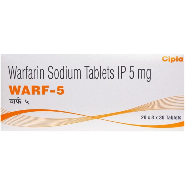 WARF 5MG TAB Medicines CV Pharmacy