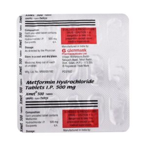 XMET 500MG TAB ENDOCRINE CV Pharmacy