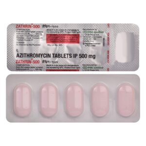 ZATHRIN 500MG TAB ANTI-INFECTIVES CV Pharmacy