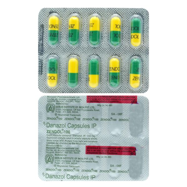 ZENDOL 100MG CAP Medicines CV Pharmacy