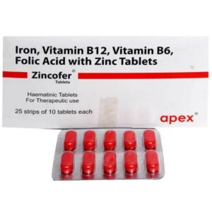 ZINCOFER TAB IRON CV Pharmacy