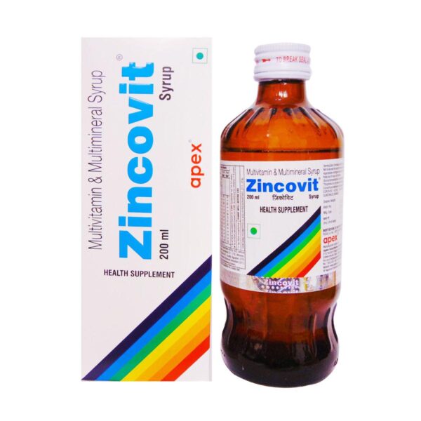 ZINCOVIT SYR 200ML SUPPLEMENTS CV Pharmacy