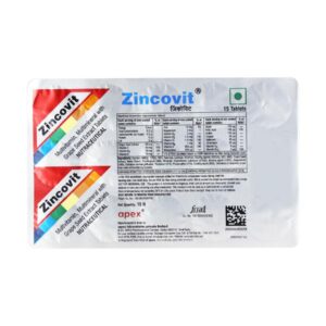 ZINCOVIT TAB SUPPLEMENTS CV Pharmacy