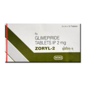 ZORYL 2MG TAB ENDOCRINE CV Pharmacy