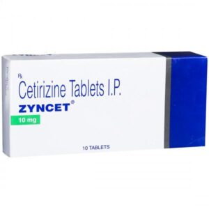 ZYNCET 10MG TAB ANTI HISTAMINICS CV Pharmacy