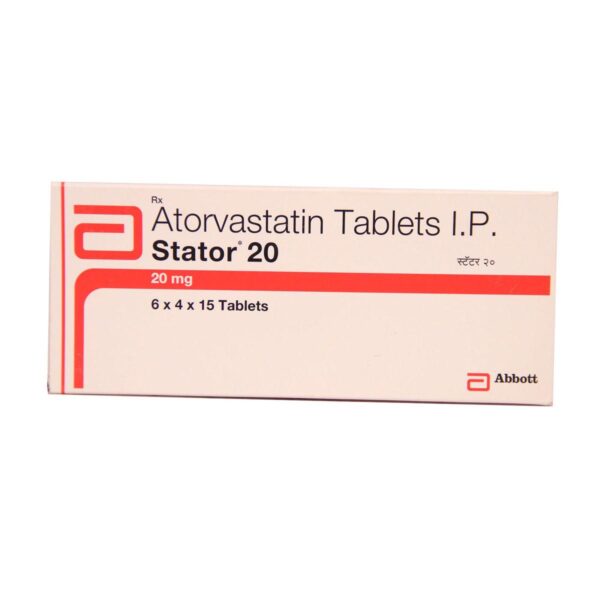 STATOR 20MG TAB ANTIHYPERLIPIDEMICS CV Pharmacy